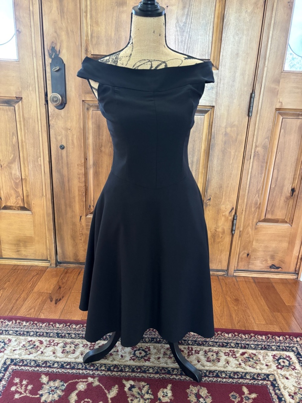 Ruby Rox Black One-Shoulder Fit-and-Flare Dress